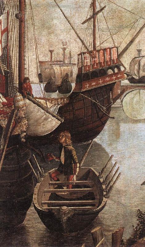  The Arrival of the Pilgrims in Cologne (detail)